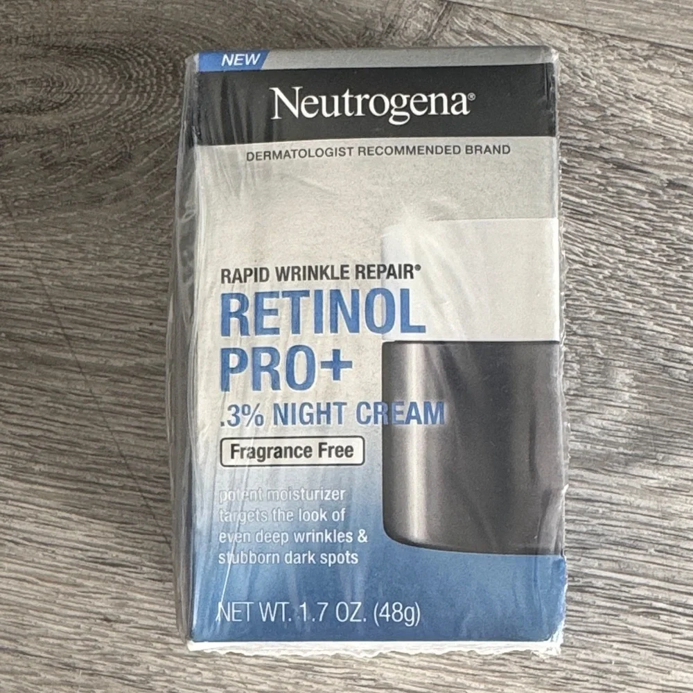 Neutrogena Rapid Wrinkle Repair Retinol Pro+ Night Moisturizer 1.7oz Skincare